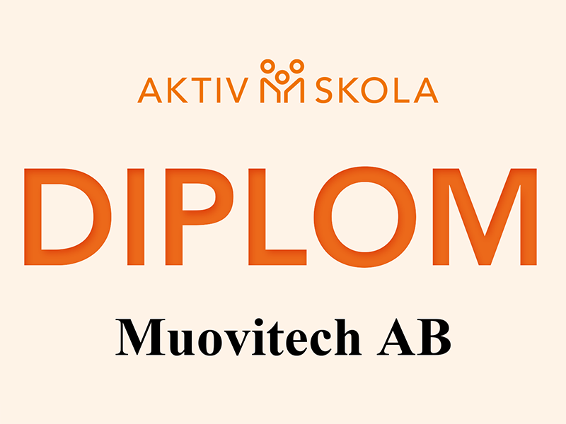 MuoviTech stödjer Aktiv Skola