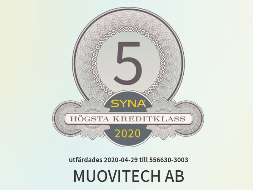 MuoviTech är en stabil partner.